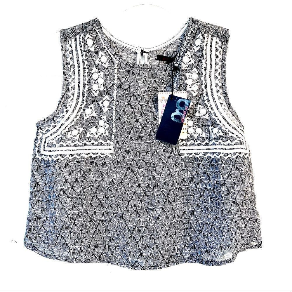 Women’s Sheer Cropped Top S New